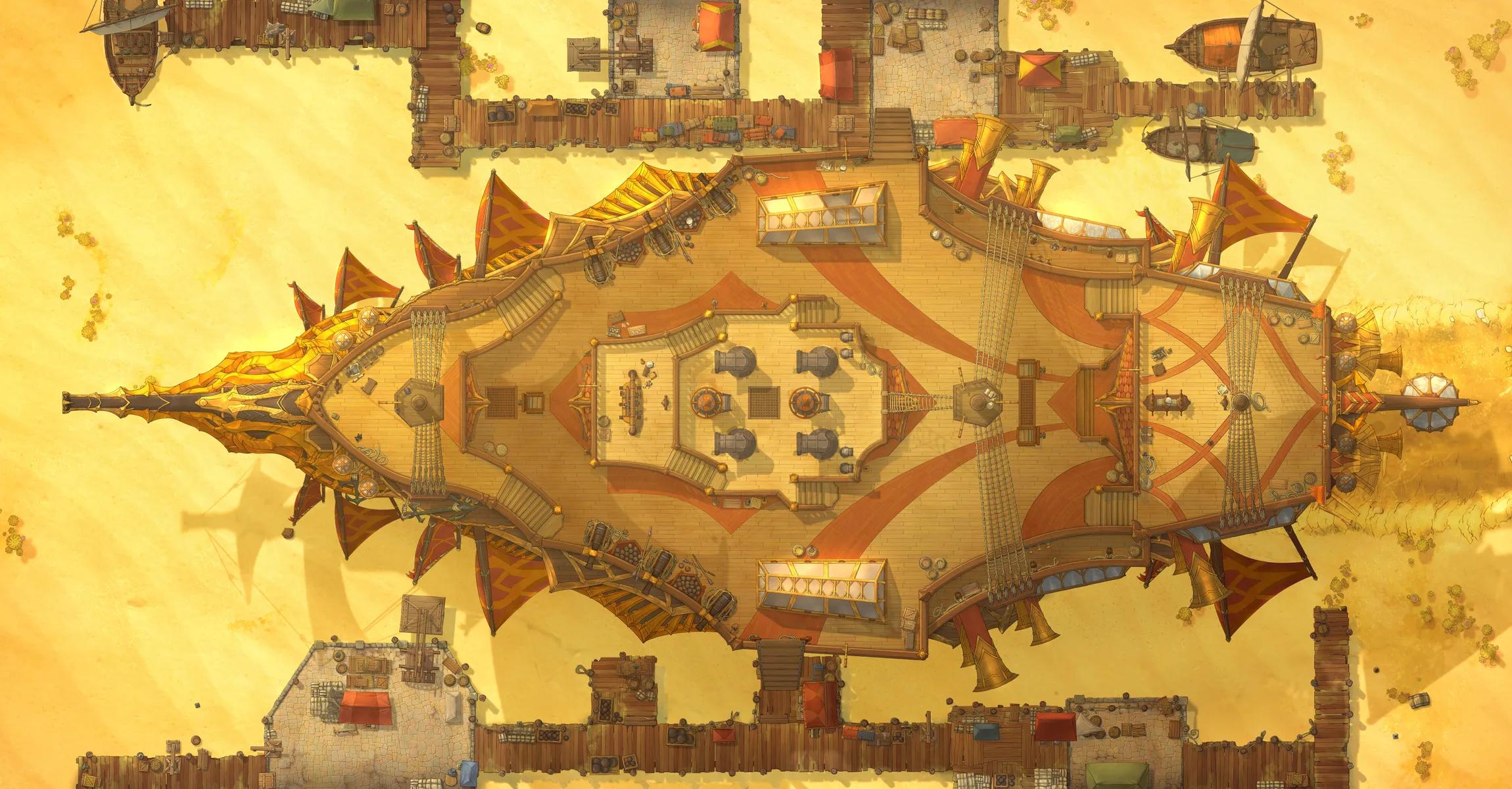 Dragon Ship Exterior map, Desert variant thumbnail