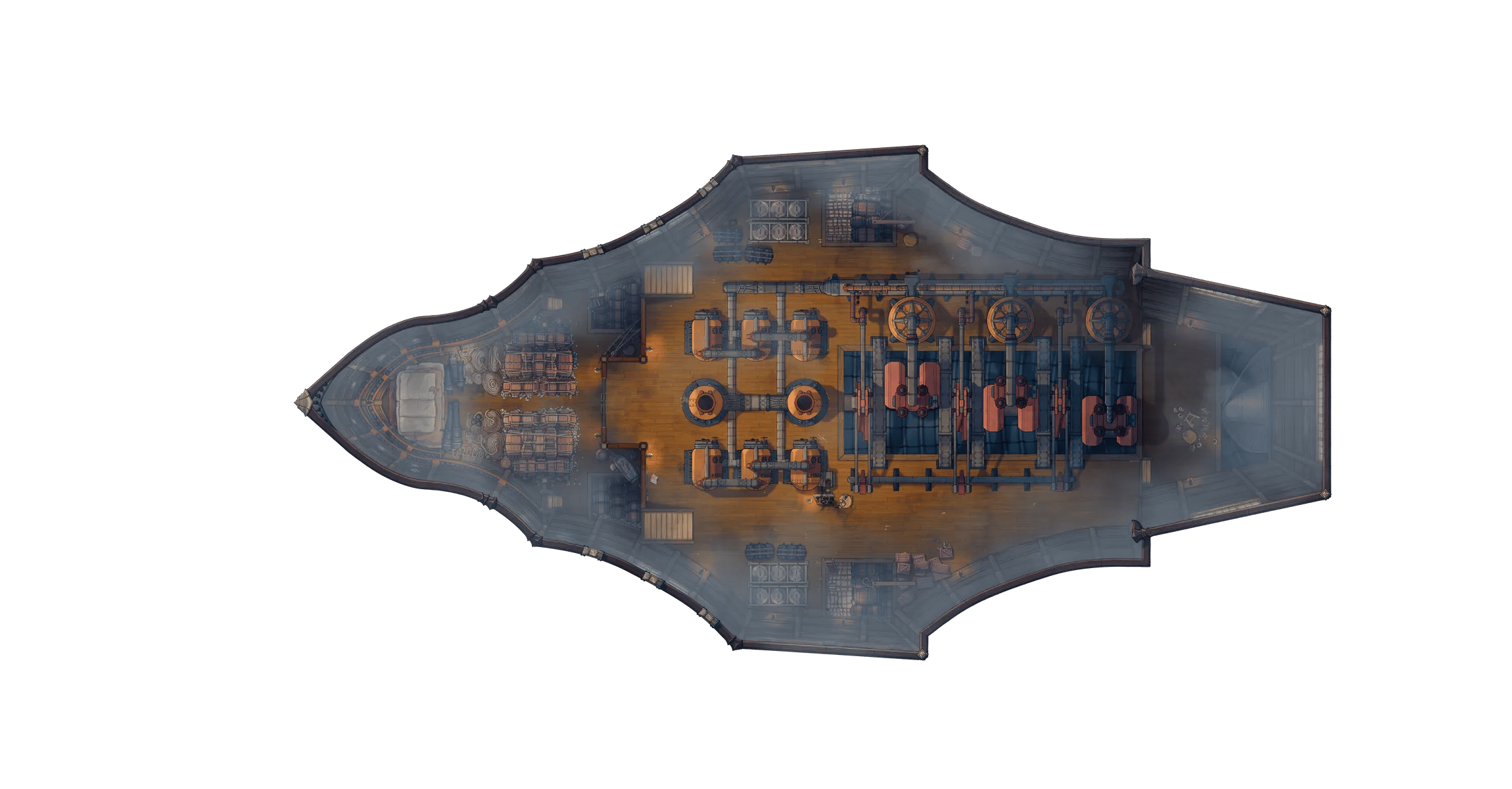 Dragon Ship - Engine Room map, Fog variant thumbnail