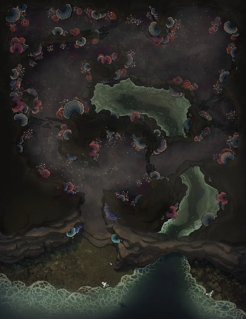 Coastal Caverns map, Fungus variant thumbnail
