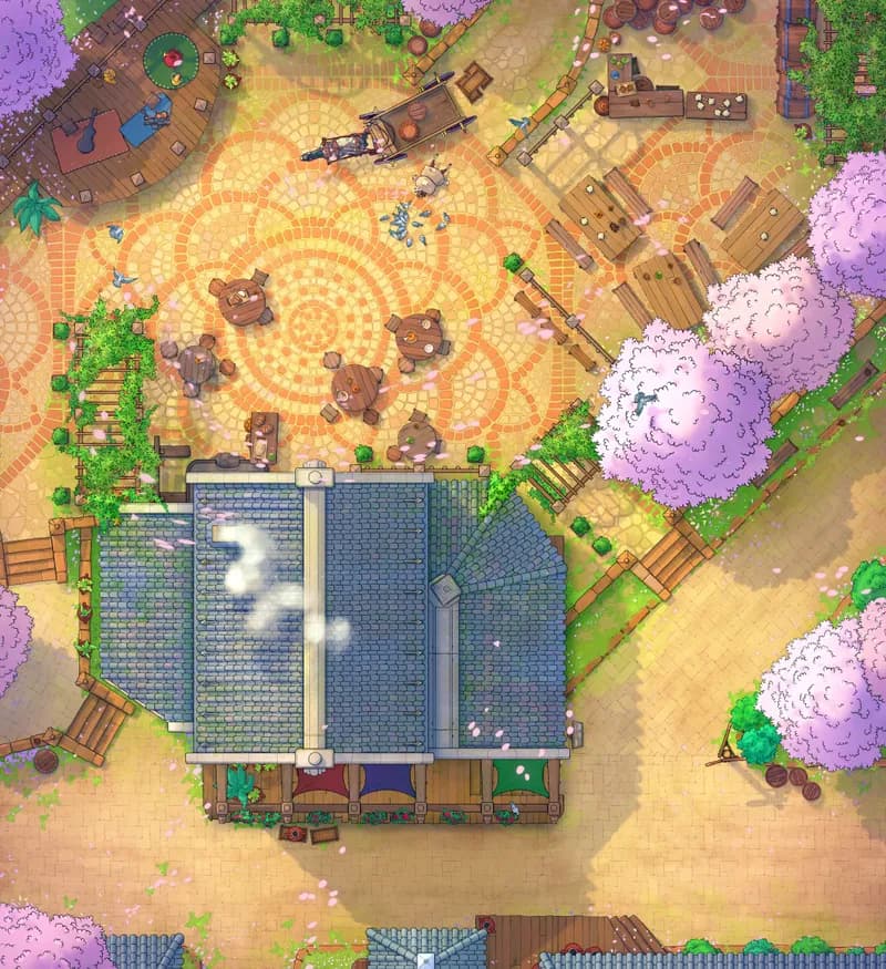 Beer Garden Tavern map, Spring variant thumbnail