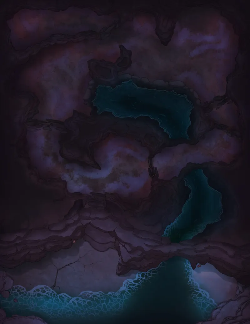 Coastal Caverns map, Cavern variant thumbnail