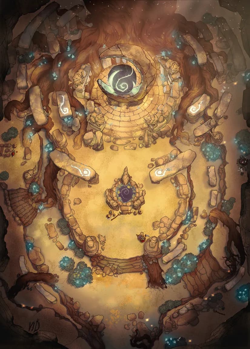 Mysterious Druid Grove map, Desert variant thumbnail