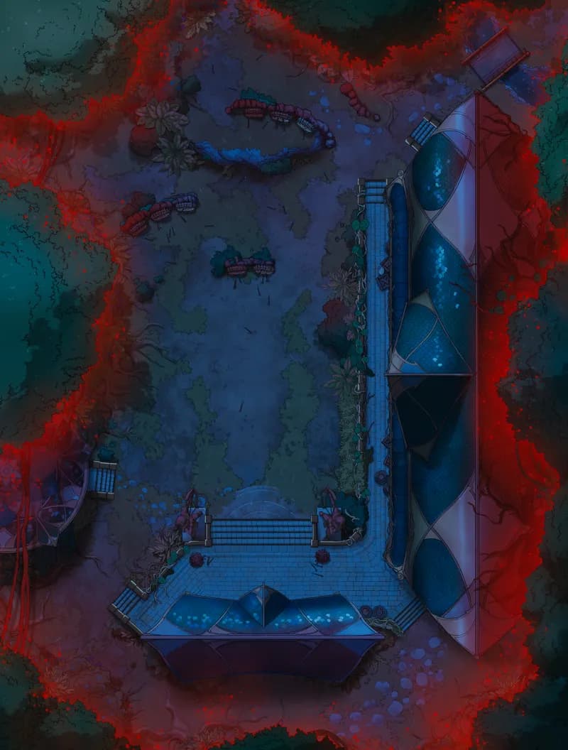 Elven Archery School map, Dark Presence variant thumbnail
