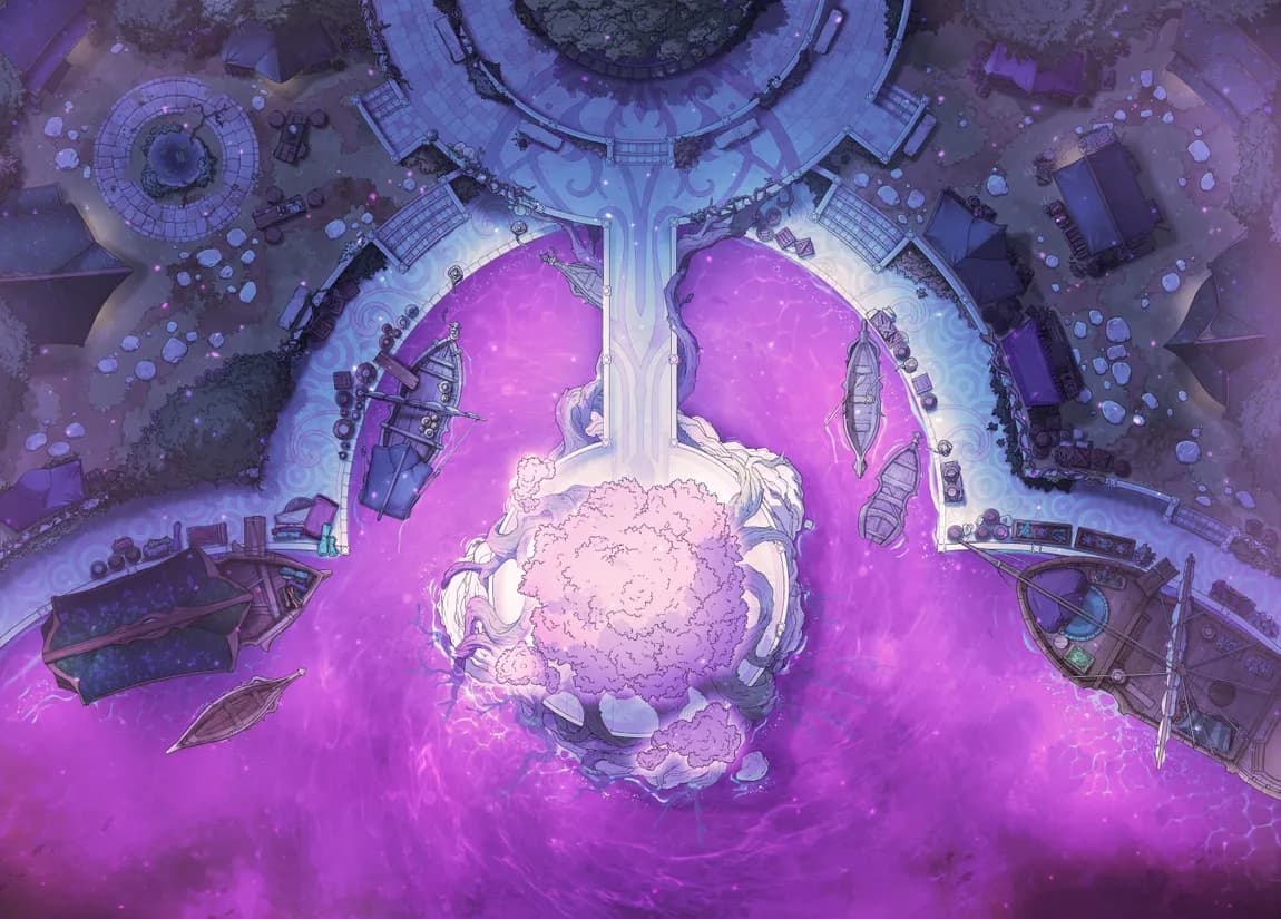 Elven Harbour map, Radiant Waters variant thumbnail