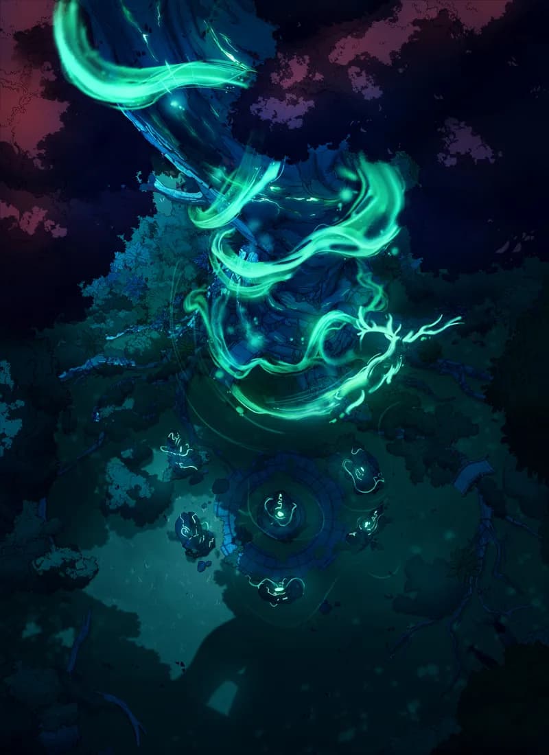 Sacred Grove map, Spirits variant thumbnail