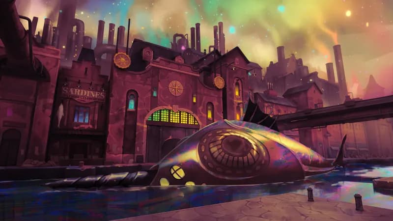 Iron Wharf map, Arcane Runoff variant thumbnail