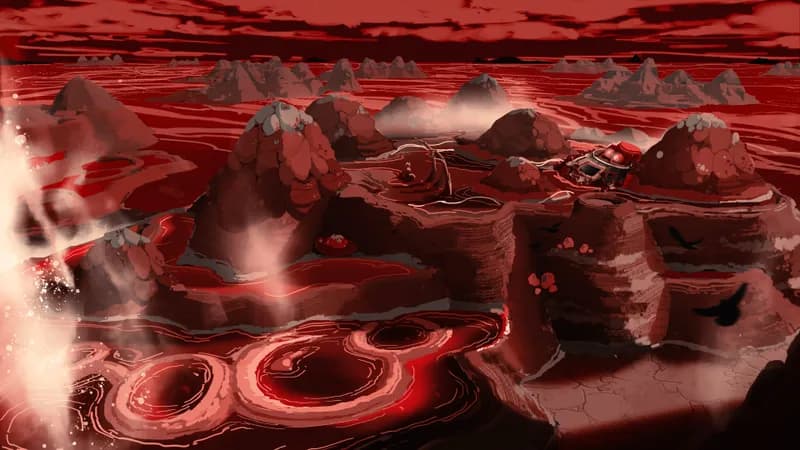 Sulphur Planet map, Blood Planet variant thumbnail