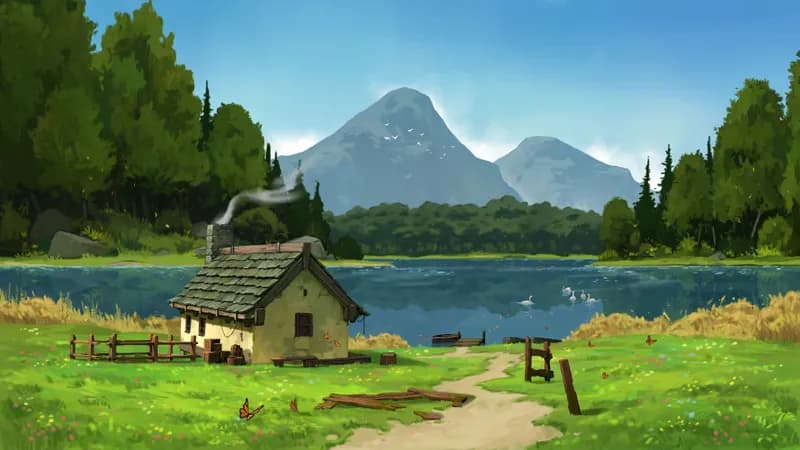 Serene Lakeside map, Original Day variant thumbnail