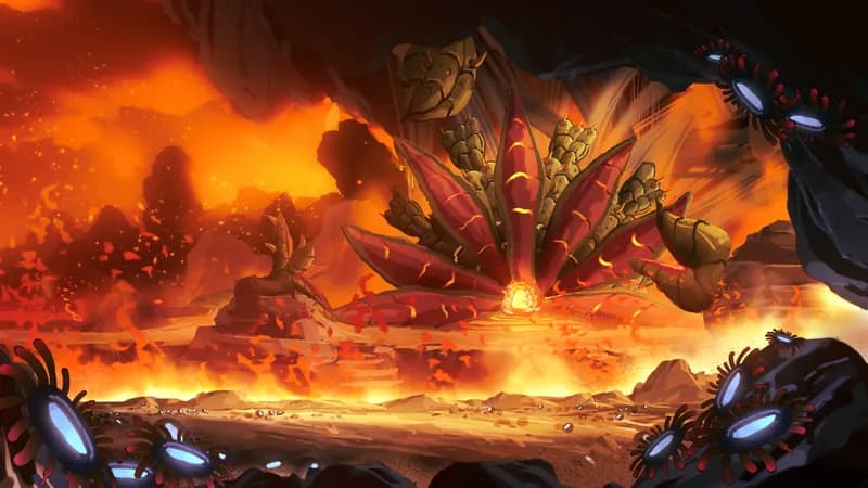 Alien Hive Entrance map, Lava variant thumbnail