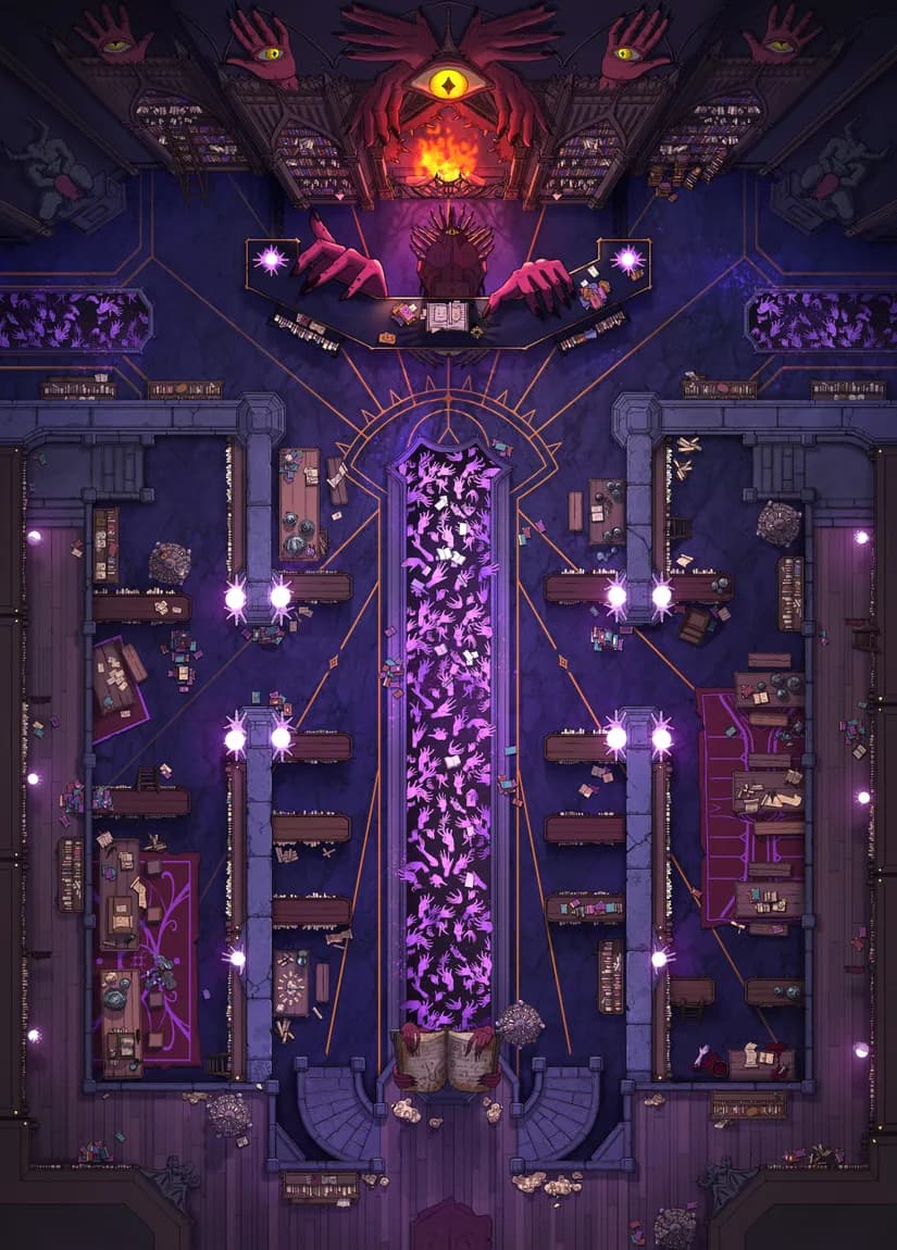 Demonic Library map, Original Day variant thumbnail