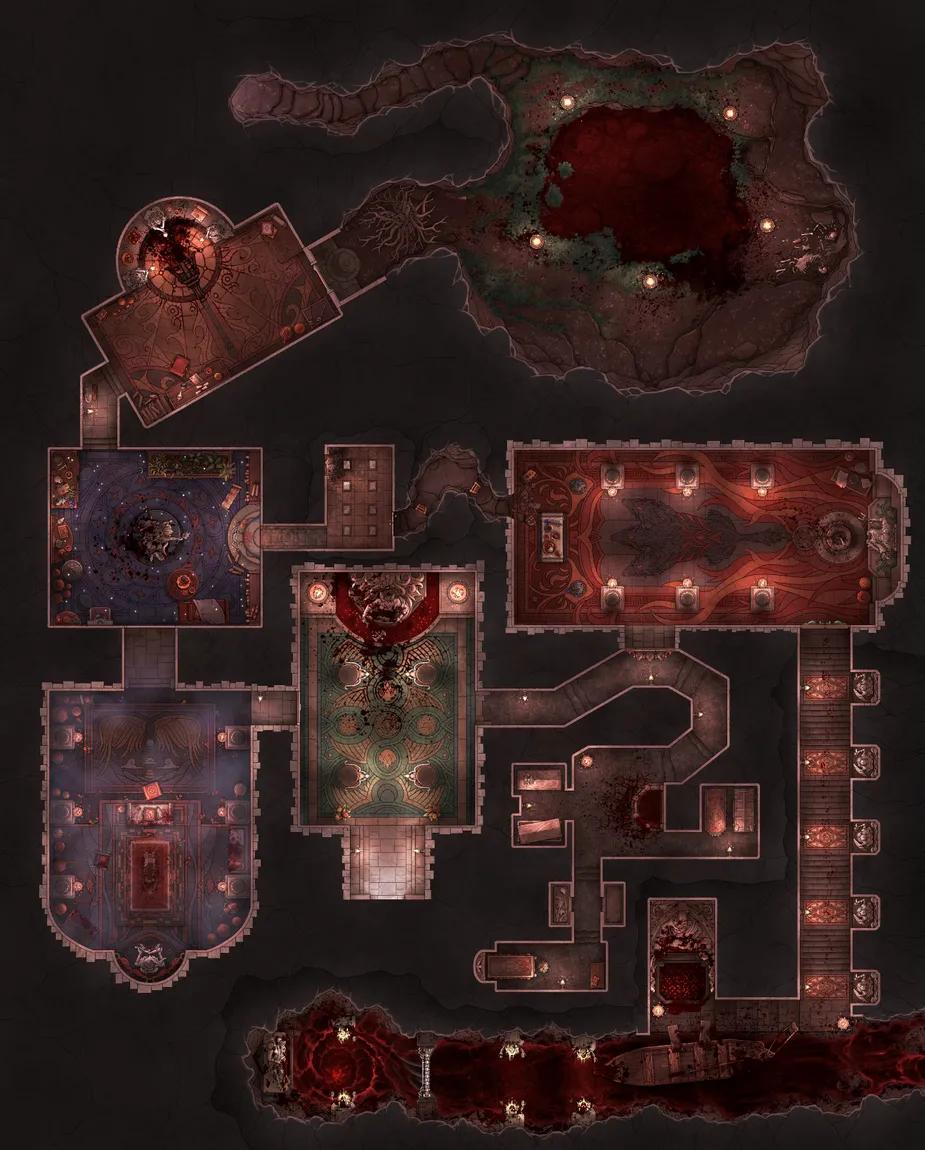 Archon's Catacombs map, Blood variant thumbnail