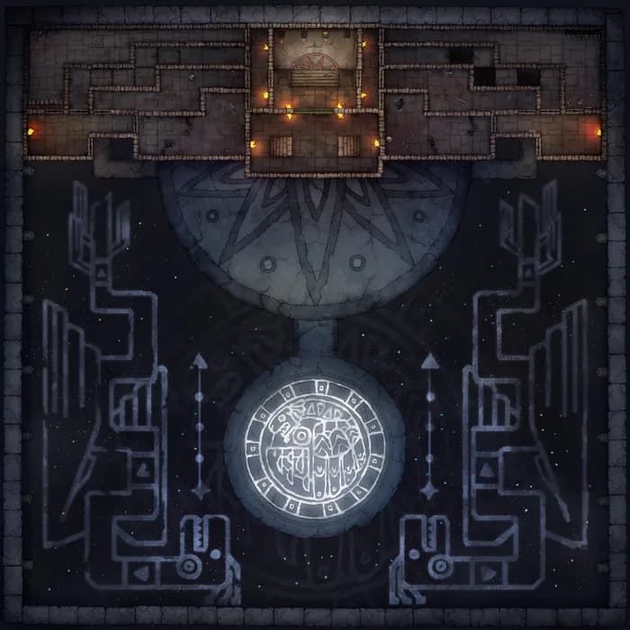 Temple of the Couatl Boss Room map, Cosmic variant thumbnail