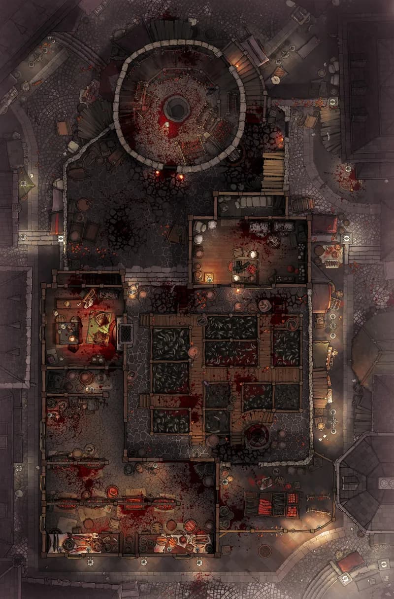 Eel Abattoir map, Massacre variant thumbnail