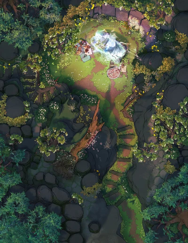 Dragon's Memorial map, Painted Portal variant thumbnail