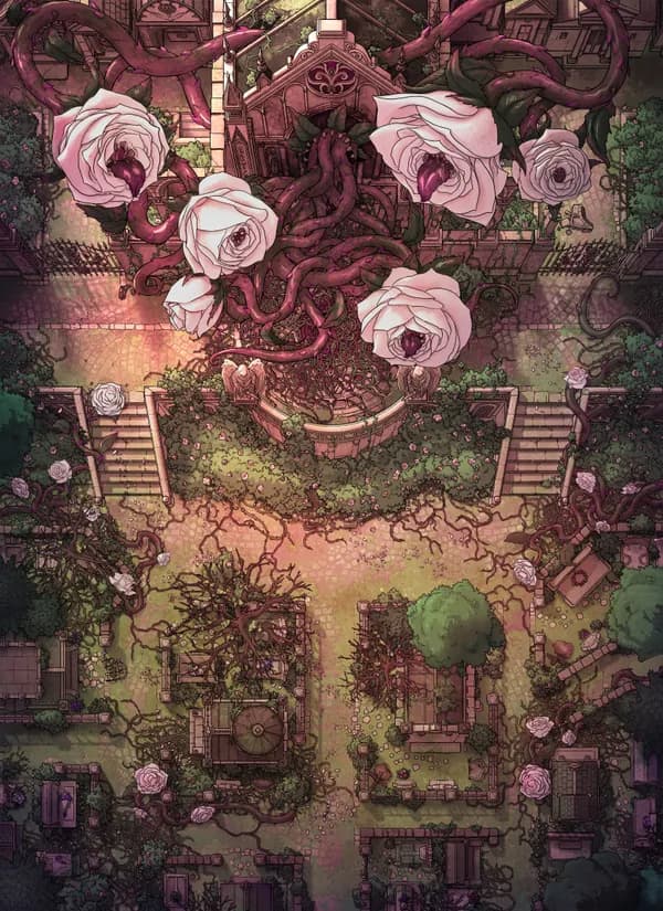 Rosehydra Crypt map, White Rose variant thumbnail