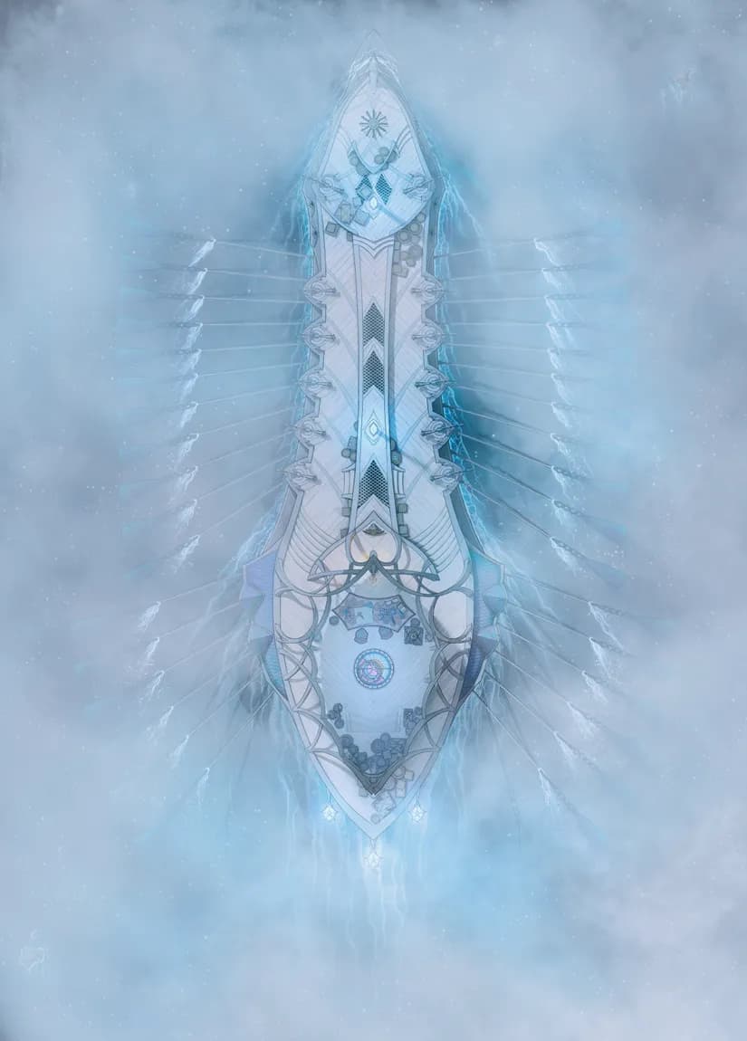 Drow Warship Interior map, Fog Top Deck variant thumbnail