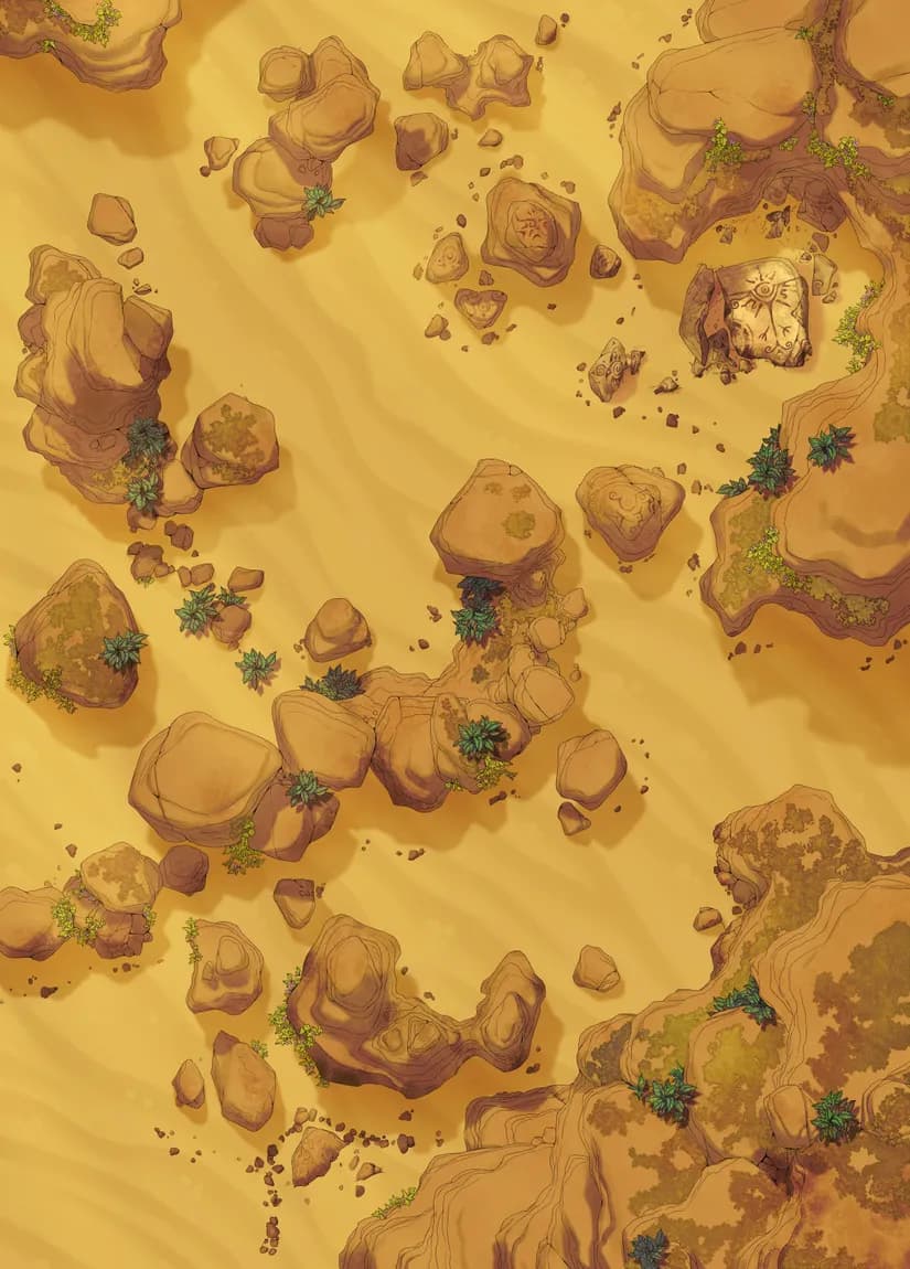 Tidal River map, Desert variant thumbnail