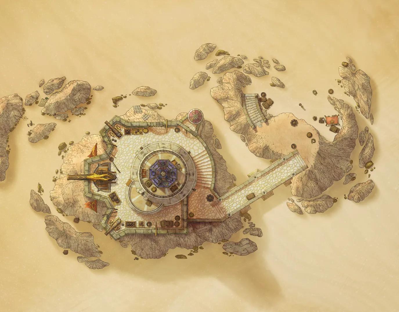 Lighthouse Isle map, Desert variant thumbnail