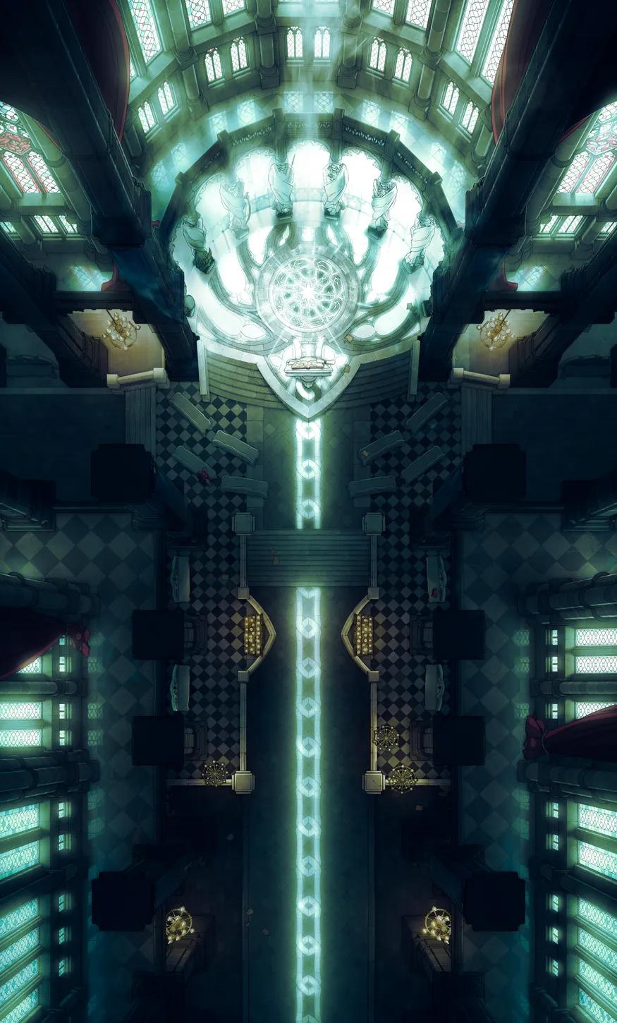 Cathedral of the Eight map, Devine Protection variant thumbnail