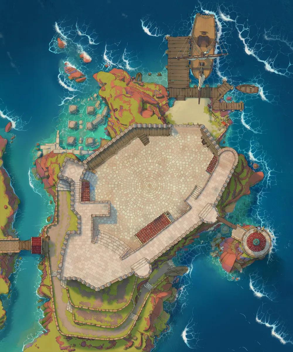 Templar Sea Fort map, Empty variant thumbnail