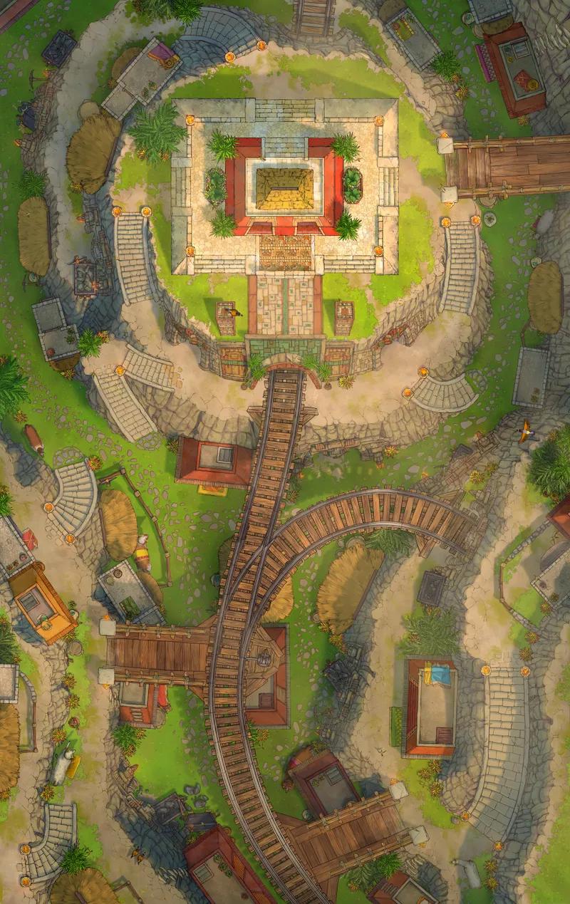 Royal Mine Town map, No Minecarts Day variant thumbnail