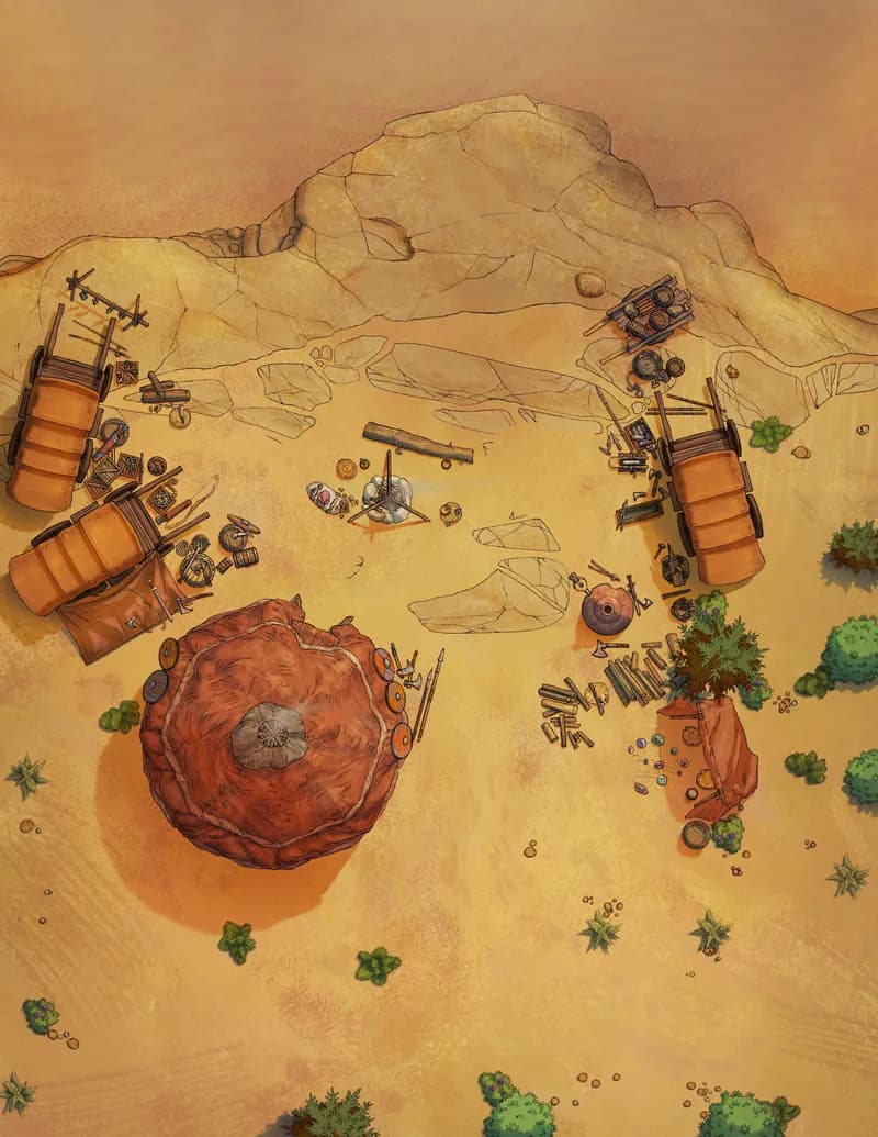 Lakeside Respite map, Desert variant thumbnail
