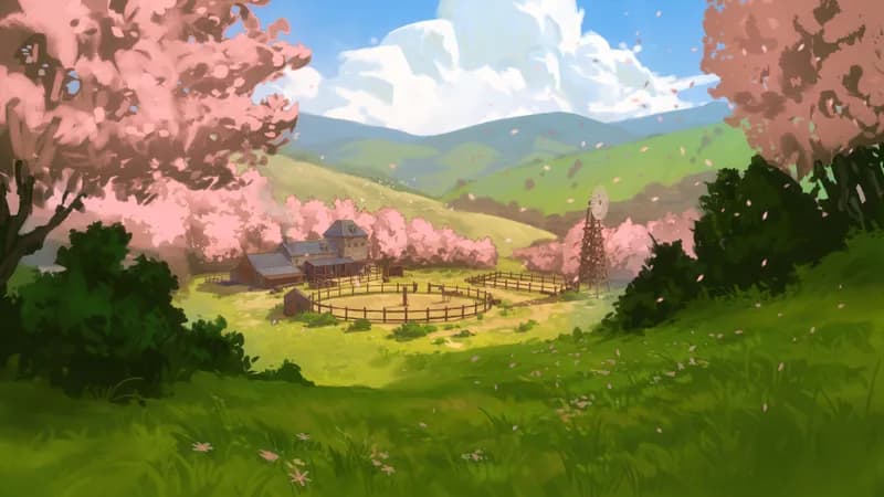 Pastoral Village Stables map, Spring variant thumbnail