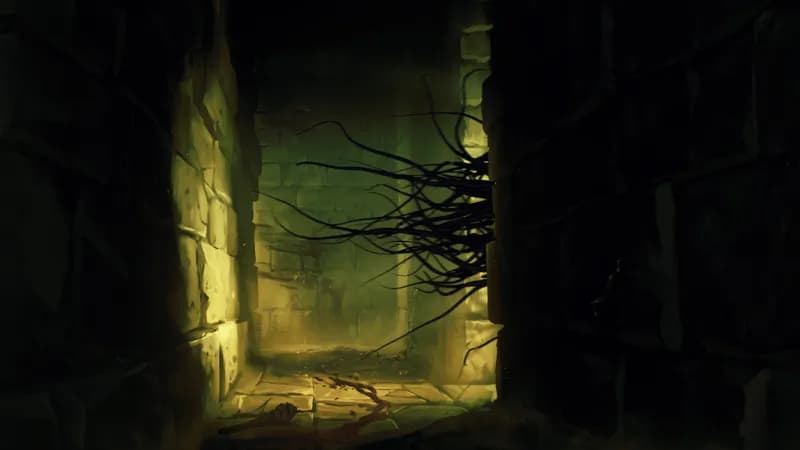 Minotaur Labyrinth map, Creeping Darkness variant thumbnail