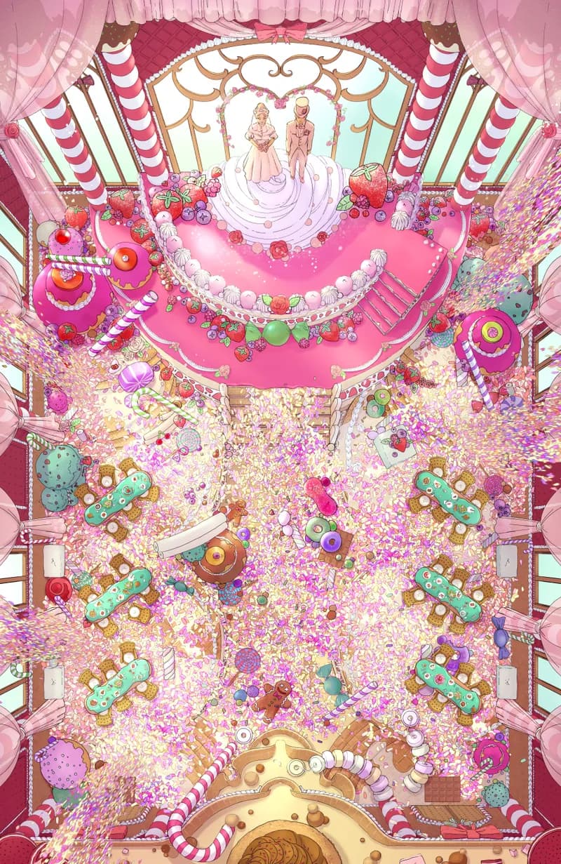 Candy Castle Banquet Hall map, Sprinkle Flood Stage 1 variant thumbnail