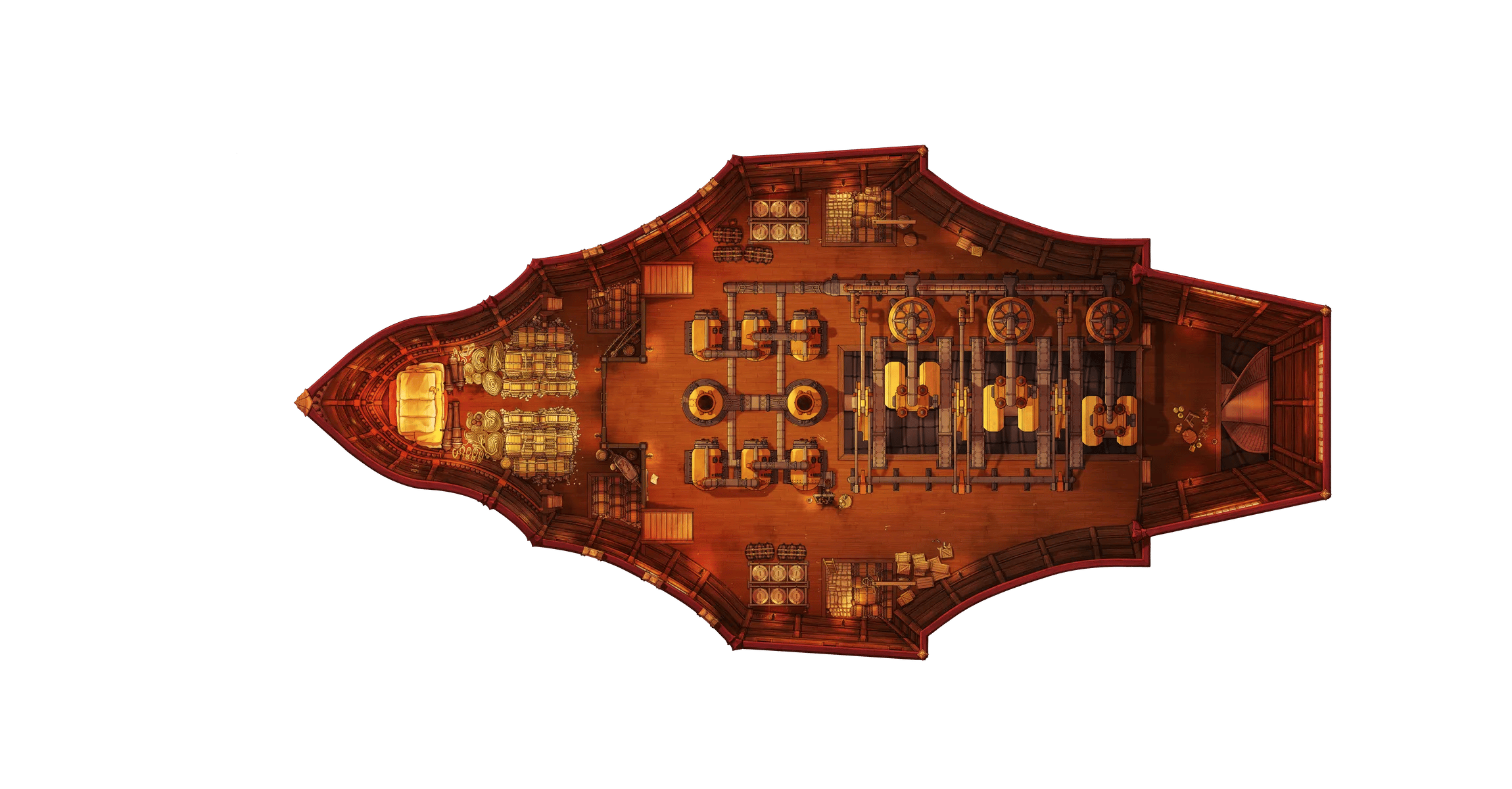 Dragon Ship - Engine Room map, Fire Power variant thumbnail