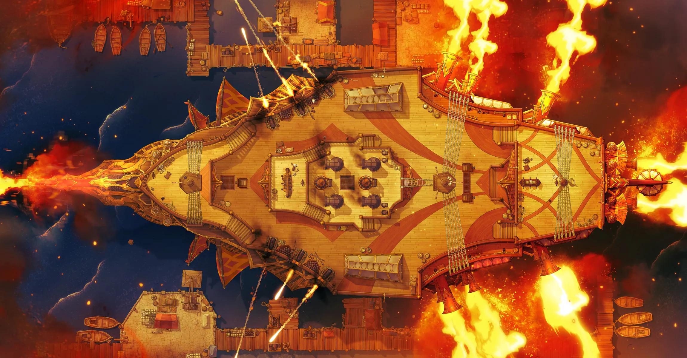Dragon Ship Exterior map, Fire All variant thumbnail
