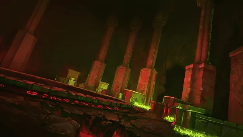 Lich Catacomb map, Empty variant thumbnail