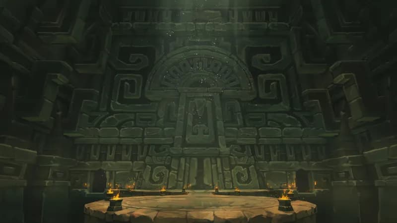 Temple of the Couatl Boss Room map, No Water variant thumbnail