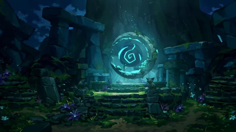 Mysterious Druid Grove map, Original Night variant thumbnail