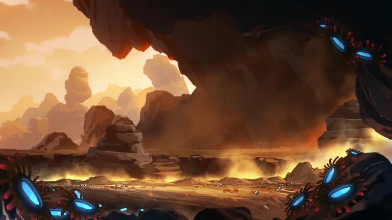 Alien Hive Entrance map, Natural Day variant thumbnail