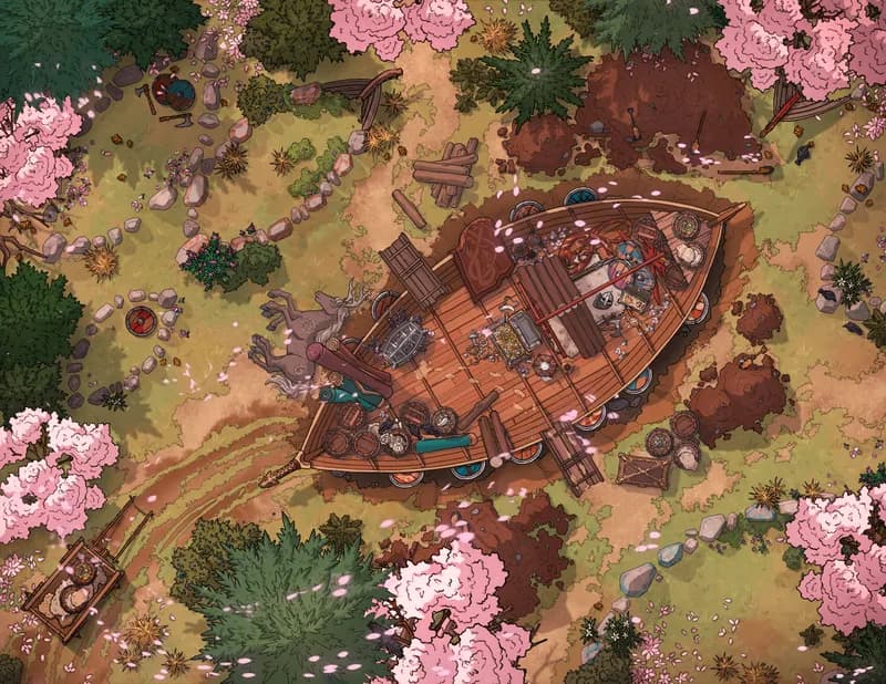 Viking Burial map, Spring variant thumbnail
