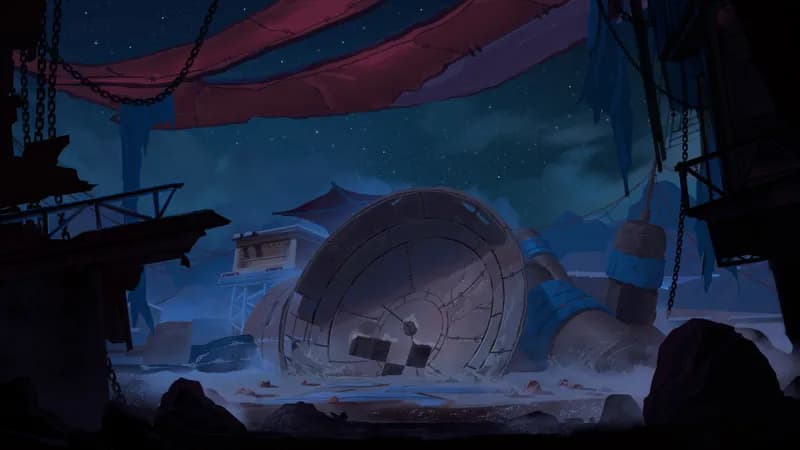 Collapsed Radio Tower map, Original Night variant thumbnail