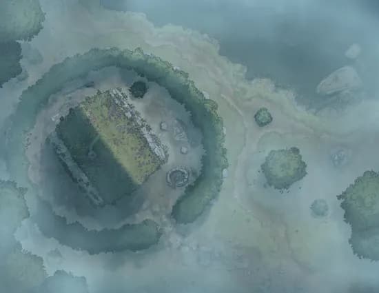 Fjordside Cabin map, Fog variant thumbnail