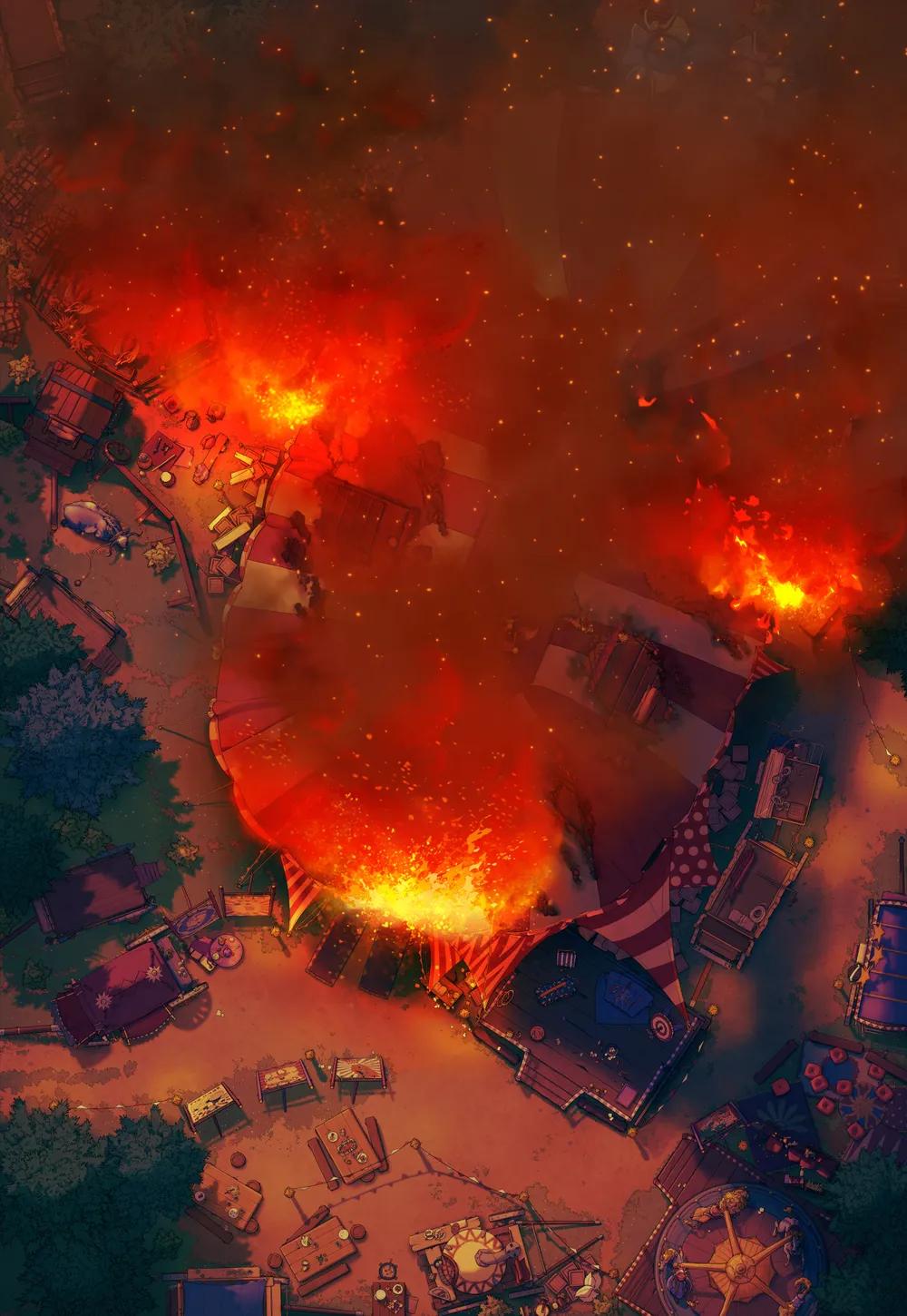 Travelling Circus map, Fire variant thumbnail
