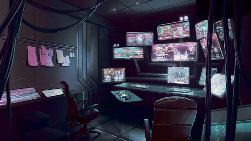 Hacker Base map, Glitch variant thumbnail
