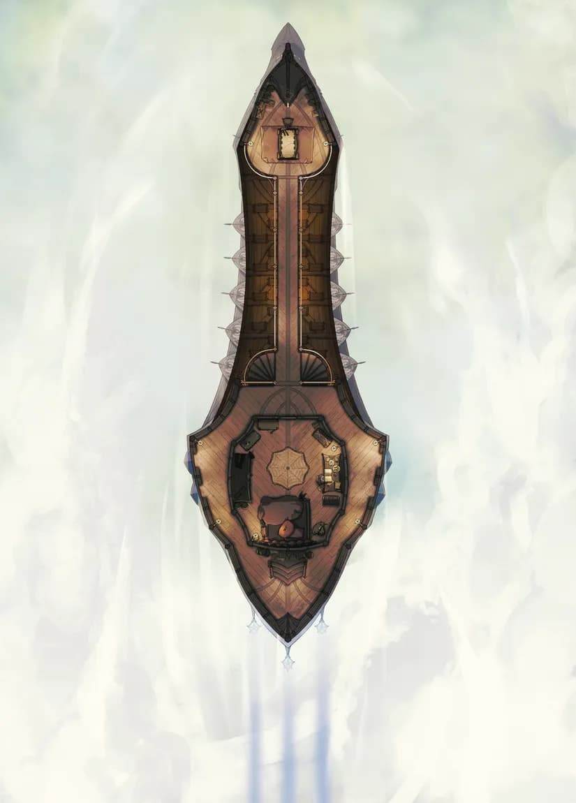 Drow Warship Interior map, Sky Middle Deck variant thumbnail