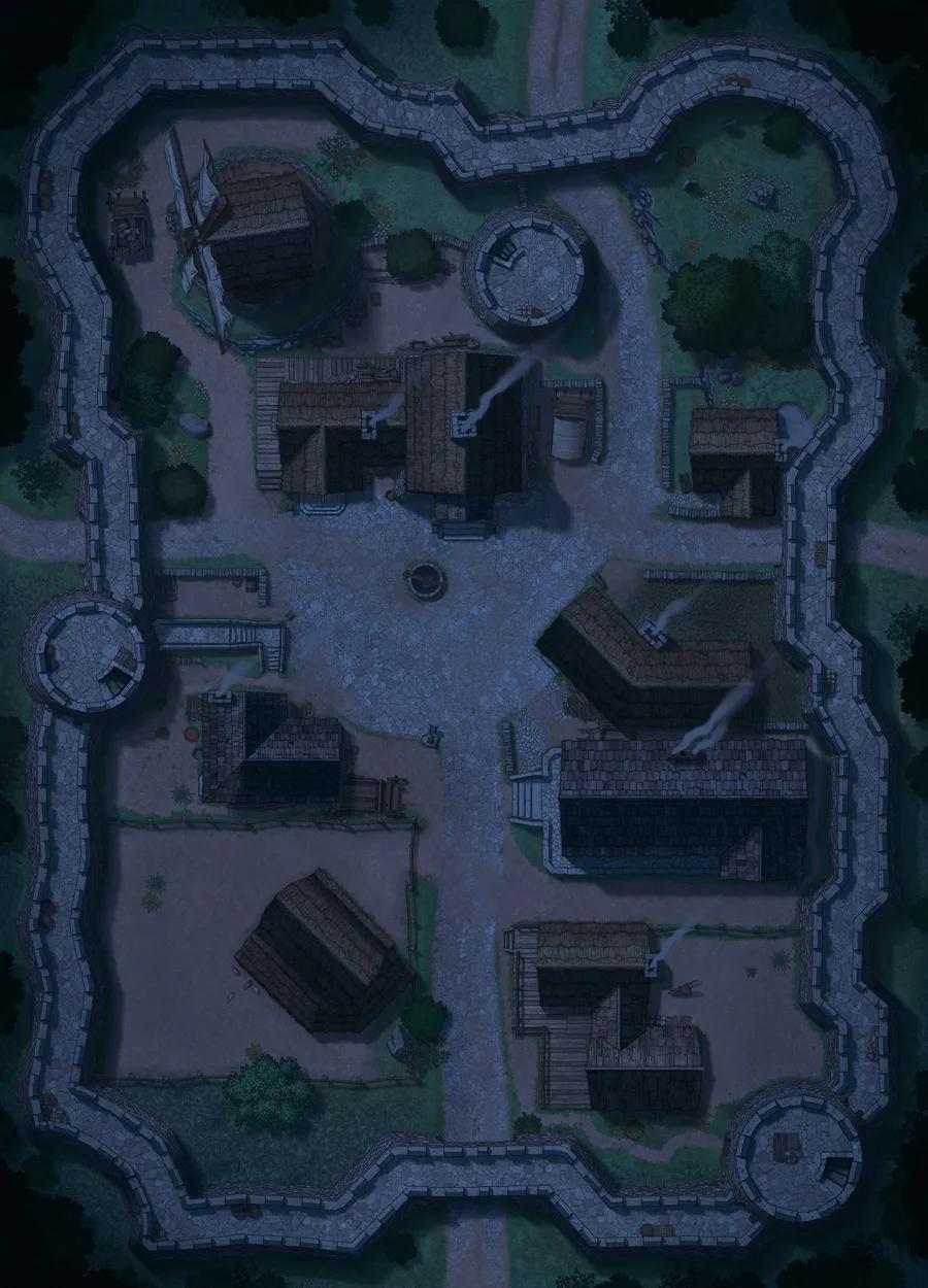 Hauthell map, 04 Original Night variant thumbnail