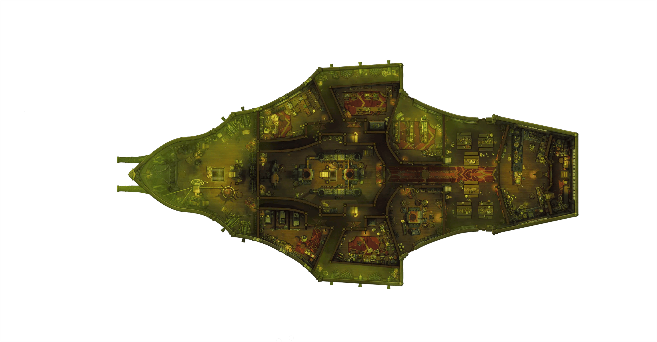 Dragon Ship Interior map, Lower Deck Toxic variant thumbnail