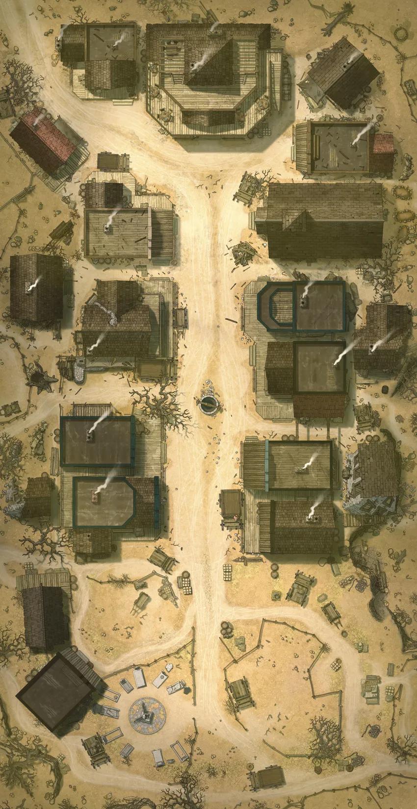 Brimspur map, Desert No Carnival Day variant thumbnail