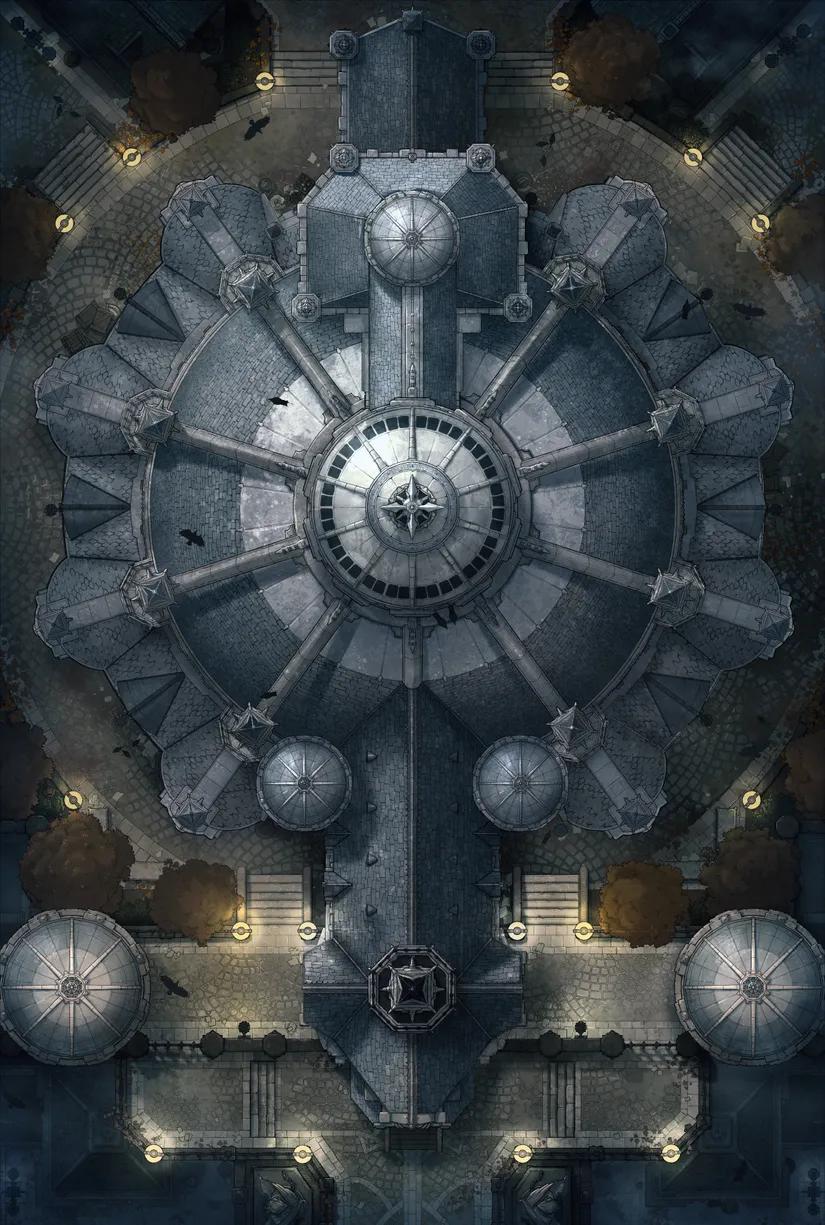Abbey Prison map, Silver variant thumbnail