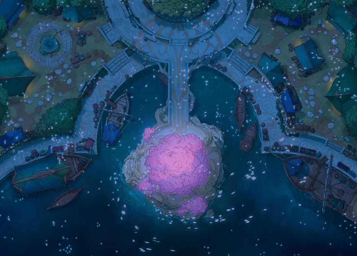 Elven Harbour map, Original Night variant thumbnail