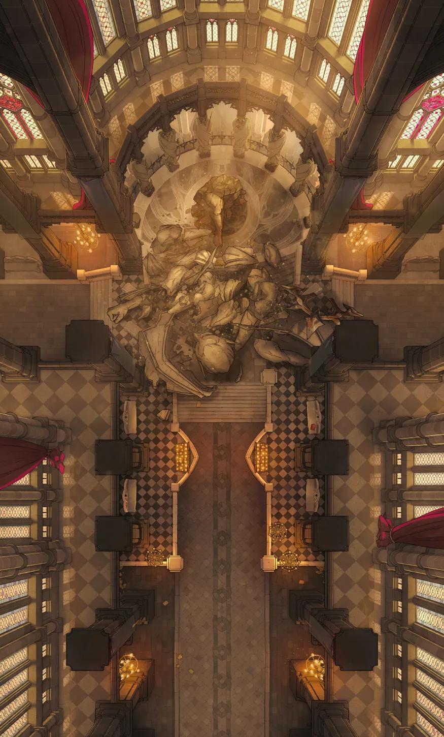 Cathedral of the Eight map, Felled Statue variant thumbnail