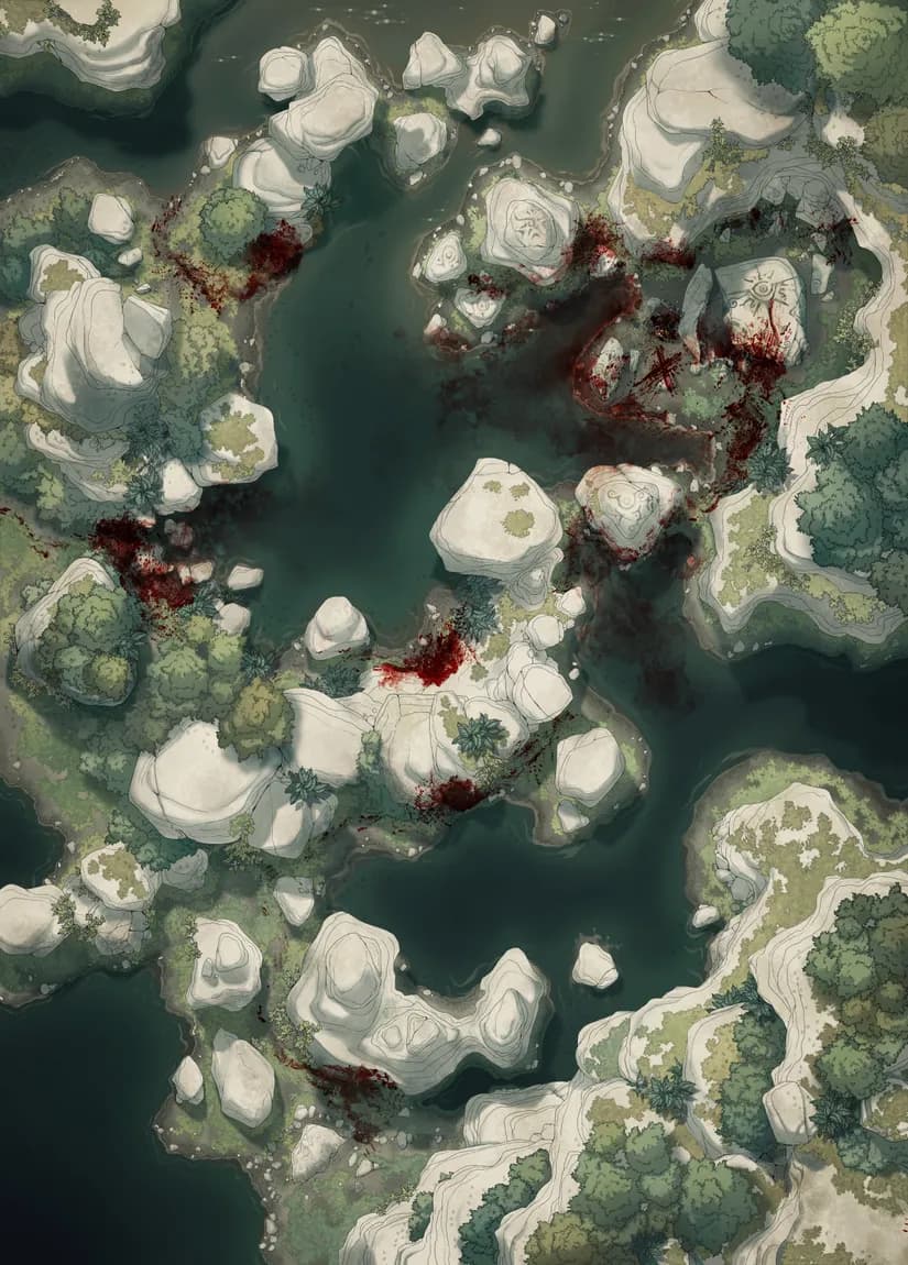 Tidal River map, Massacre variant thumbnail