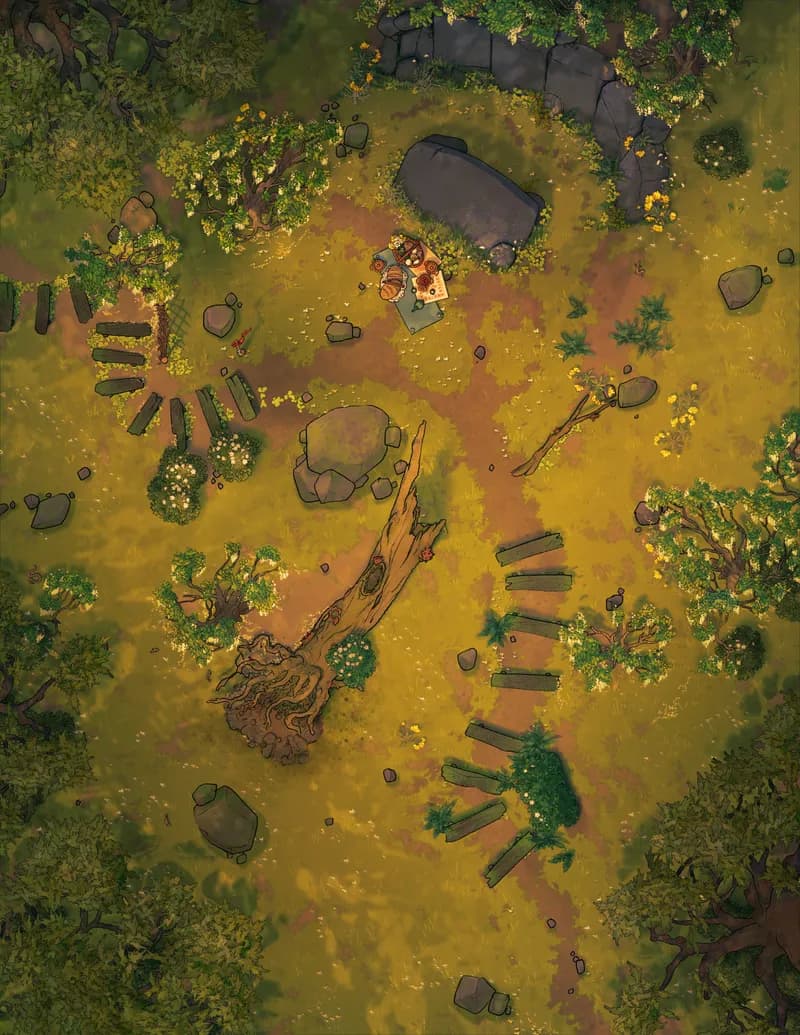Dragon's Memorial map, Woodlands variant thumbnail