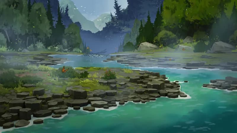 Melting Glacier map, Woodlands variant thumbnail